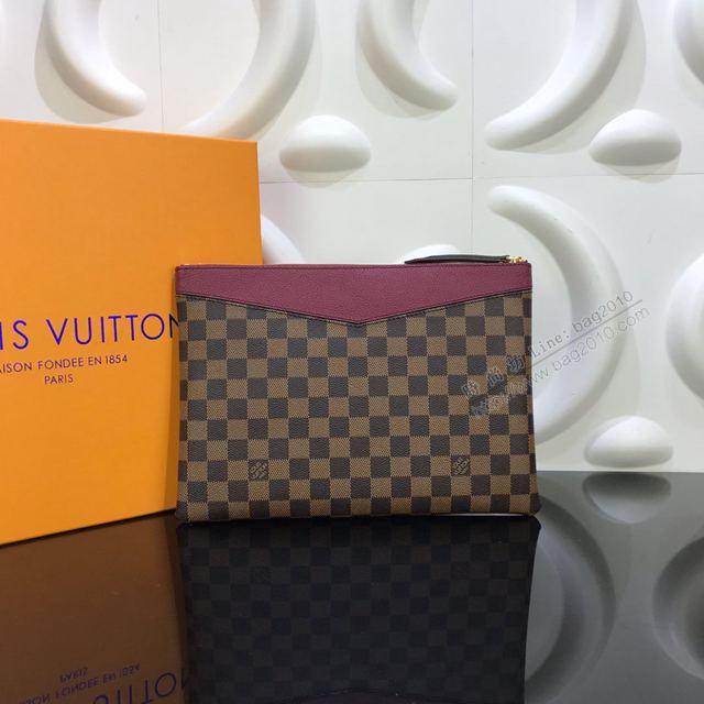 LV包 LV手包 Daily手包 LV大號手拿包 LV棋盤格手拿包  ydh3124